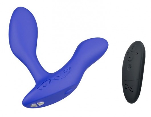 Синий анальный вибратор We-Vibe Vector+ - We-vibe - в Тамбове купить с доставкой
