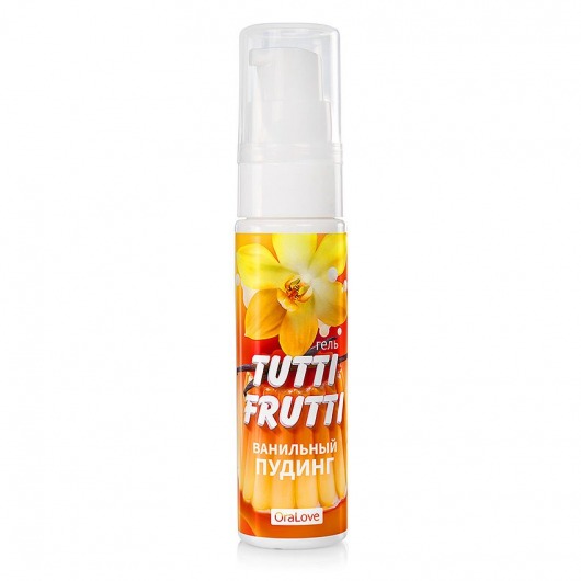 Интимный гель на водной основе Tutti-Frutti  Ванильный пудинг  - 30 гр. - Биоритм - купить с доставкой в Тамбове