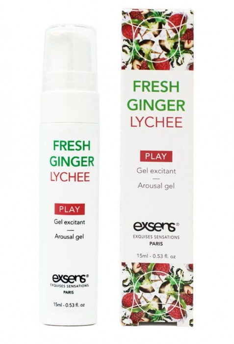 Возбуждающий гель Fresh Ginger Lychee Arousal Gel - 15 мл. - Exsens - купить с доставкой в Тамбове