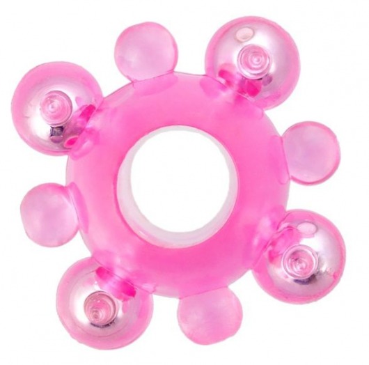 Эрекционное кольцо c бусинками - Toyfa Basic - в Тамбове купить с доставкой