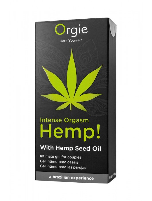 Возбуждающий интимный гель для пар ORGIE Hemp Intense Orgasm - 15 мл. - ORGIE - купить с доставкой в Тамбове