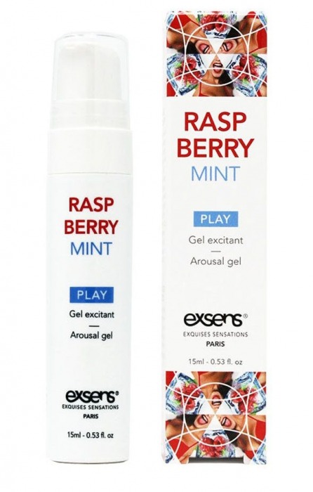Возбуждающий гель Raspberry Mint с ароматом малины и мяты - 15 мл. - Exsens - купить с доставкой в Тамбове