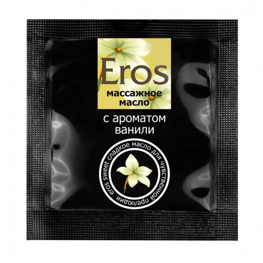 Саше массажного масла Eros sweet c ароматом ванили - 4 гр. - Биоритм - купить с доставкой в Тамбове