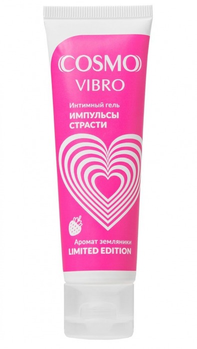 Возбуждающий гель на водно-силиконовой основе Cosmo Vibro с ароматом земляники - 50 гр. - Биоритм - купить с доставкой в Тамбове