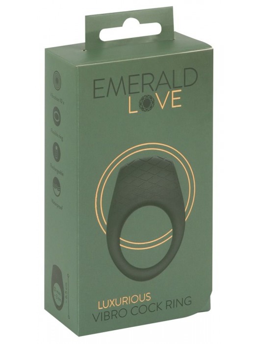 Зеленое эрекционное виброкольцо Luxurious Vibro Cock Ring - Orion - в Тамбове купить с доставкой