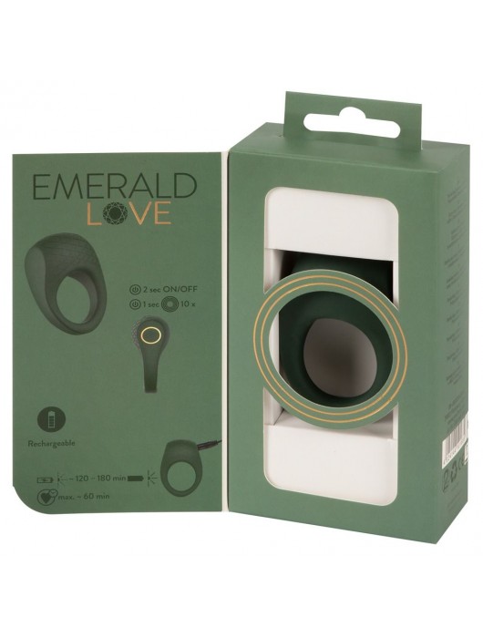 Зеленое эрекционное виброкольцо Luxurious Vibro Cock Ring - Orion - в Тамбове купить с доставкой