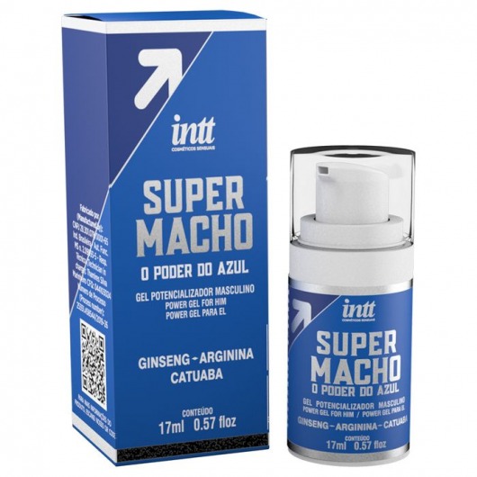 Мужской стимулирующий гель Super Macho - 17 мл. - INTT - купить с доставкой в Тамбове