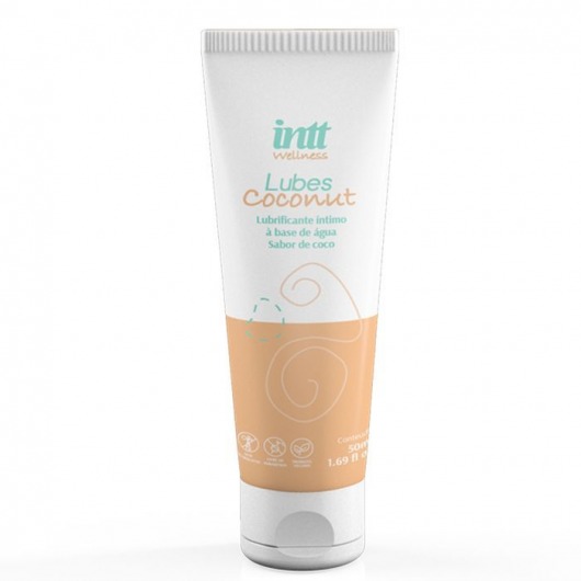 Лубрикант на водной основе Lubes Coconut с ароматом кокоса - 50 гр. - INTT - купить с доставкой в Тамбове