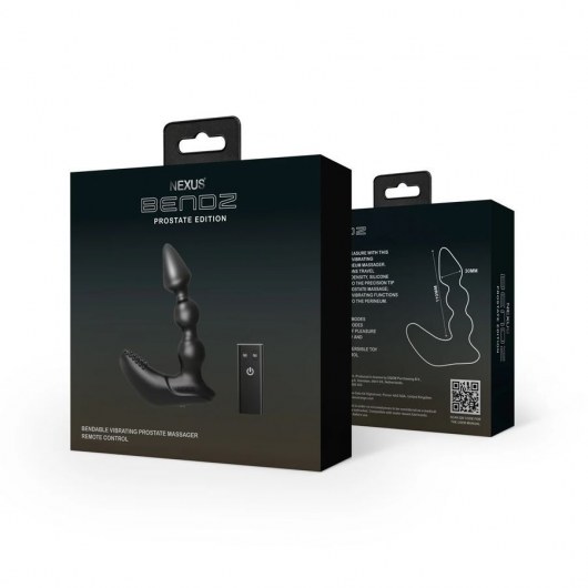Черный вибростимулятор Nexus Bendz Prostate Edition - 14,1 см. - Nexus Range - в Тамбове купить с доставкой