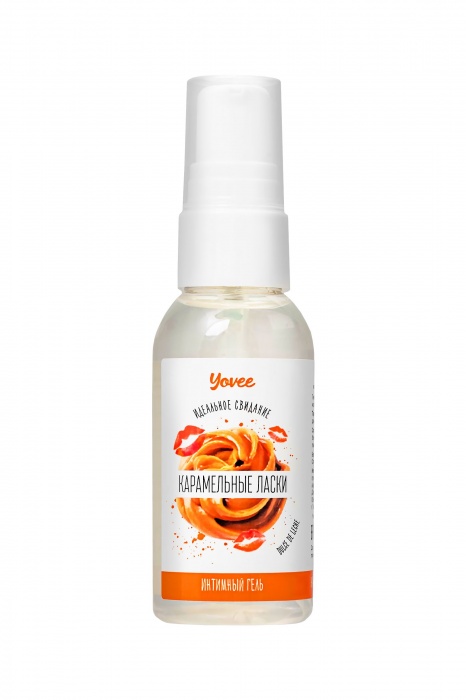 Съедобная гель-смазка Yovee «Карамельные ласки» с Д-пантенолом и вкусом Dulce de Leche - 50 мл. - ToyFa - купить с доставкой в Тамбове