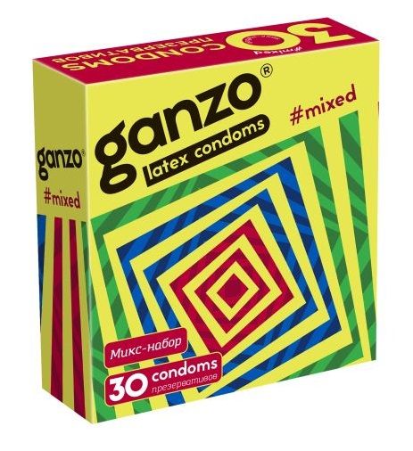 Микс-набор из 30 презервативов Ganzo Mixed - Ganzo - купить с доставкой в Тамбове