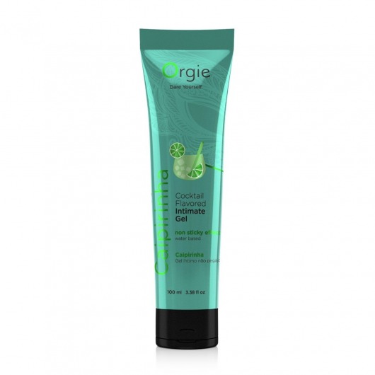 Съедобный интимный гель Orgie Lube Tube Cocktail Caipirinha - 100 мл. - ORGIE - купить с доставкой в Тамбове