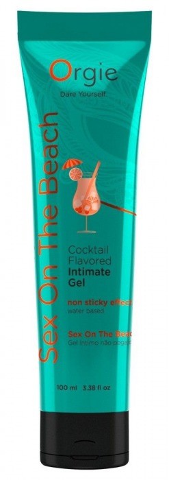 Съедобный интимный гель Orgie Lube Tube Cocktail Sex On The Beach - 100 мл. - ORGIE - купить с доставкой в Тамбове