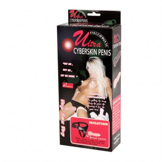 Реалистичный фаллоимитатор на трусиках - 18 см. - Baile - купить с доставкой в Тамбове