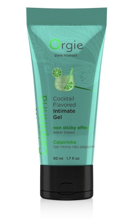 Съедобный интимный гель Orgie Lube Tube Cocktail Caipirinha - 50 мл. - ORGIE - купить с доставкой в Тамбове