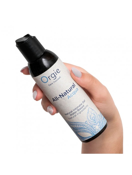 Интимный гель на водной основе Orgie All-Natural Acqua - 150 мл. - ORGIE - купить с доставкой в Тамбове