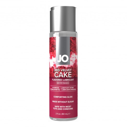 Лубрикант на водной основе JO H2O Red Velvet Cake Flavored Lubricant - 60 мл. - System JO - купить с доставкой в Тамбове