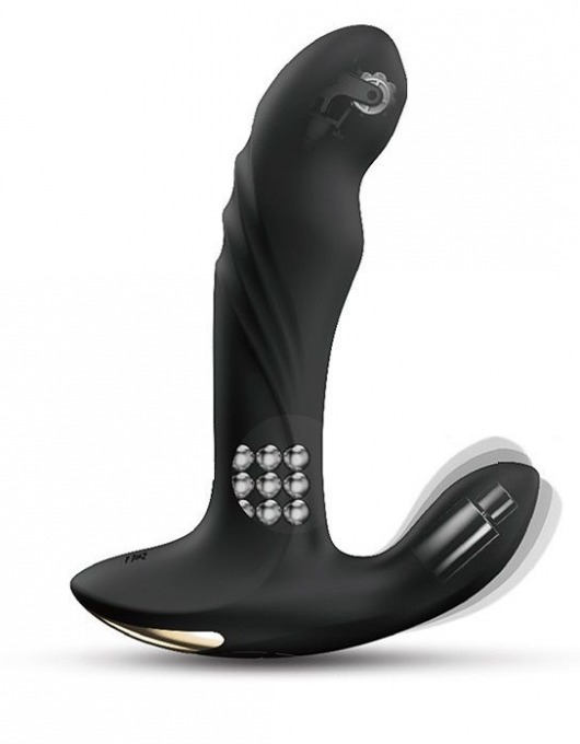 Черный вибромассажер простаты Multi P-Joy с 3 моторами - Dorcel - в Тамбове купить с доставкой