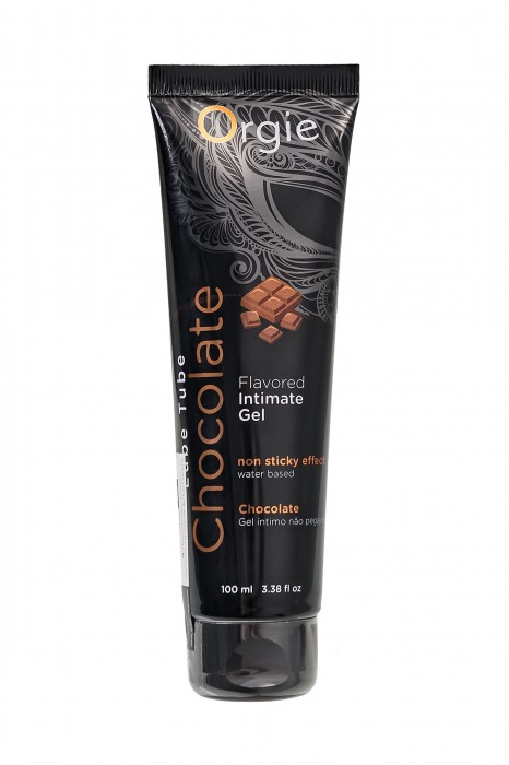 Интимный гель на водной основе Lube Tube Chocolate с шоколадным вкусом - 100 мл. - ORGIE - купить с доставкой в Тамбове