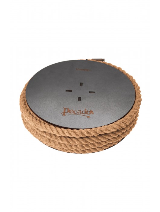 Джутовая веревка для шибари на катушке - 10 м. - Pecado - купить с доставкой в Тамбове