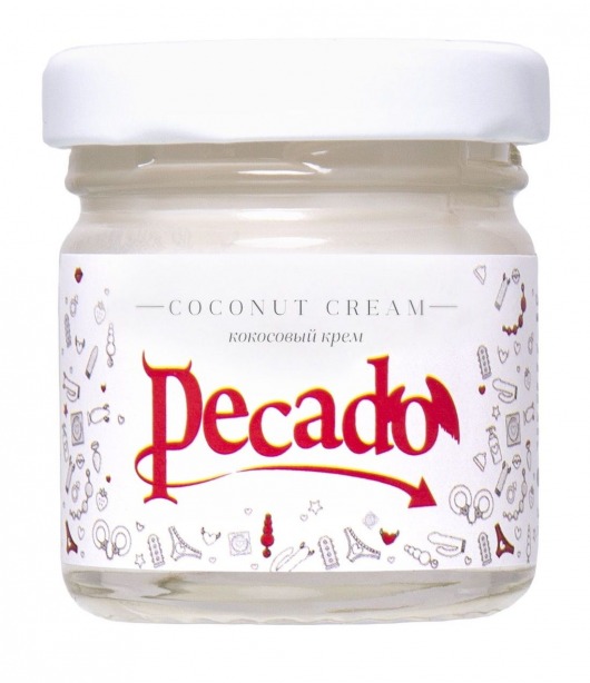 Массажная свеча Сoconut Cream - 35 мл. - Pecado - купить с доставкой в Тамбове