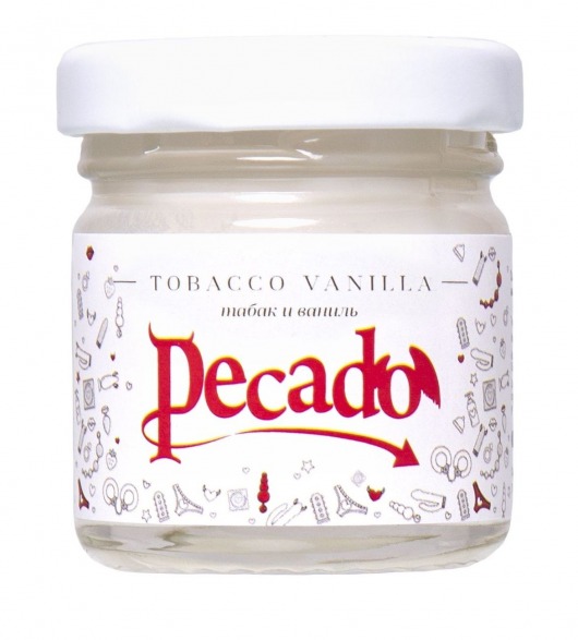 Массажная свеча Tobacco Vanilla - 35 мл. - Pecado - купить с доставкой в Тамбове