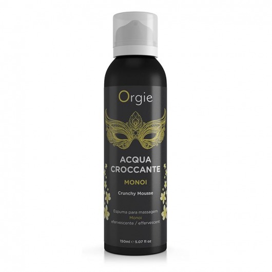 Хрустящая пенка для массажа Orgie Acqua Croccante Monoi с ароматом моной - 150 мл. - ORGIE - купить с доставкой в Тамбове