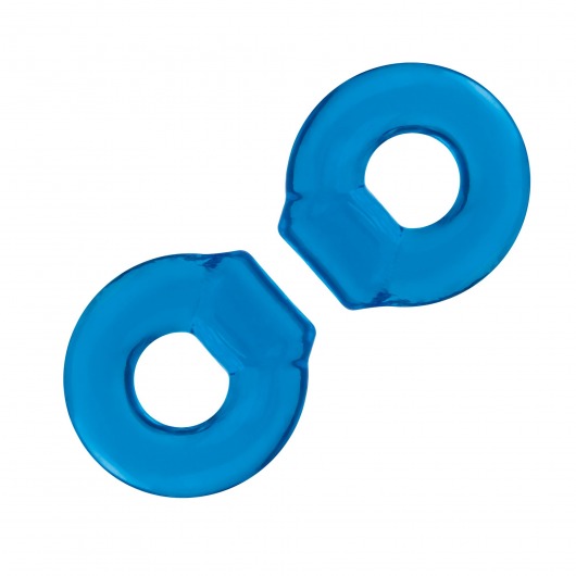 Комплект из двух колец для пениса 2-Pack Ultra-Stretch Stamina Endurance Ring - BlueLine - в Тамбове купить с доставкой