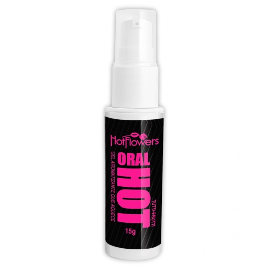 Гель для оральных ласк Oral Hot с согревающим эффектом - 15 гр. - HotFlowers - купить с доставкой в Тамбове