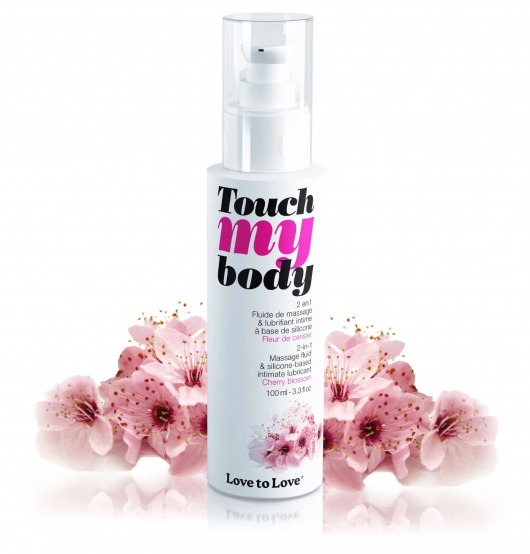 Силиконовый лубрикант 2-в-1 Touch My Body с ароматом вишнёвого цвета - 100 мл. - Love to Love - купить с доставкой в Тамбове