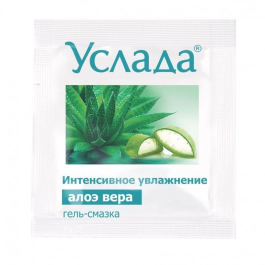 Гель-смазка «Услада с алоэ» - 3 гр. - Биоритм - купить с доставкой в Тамбове