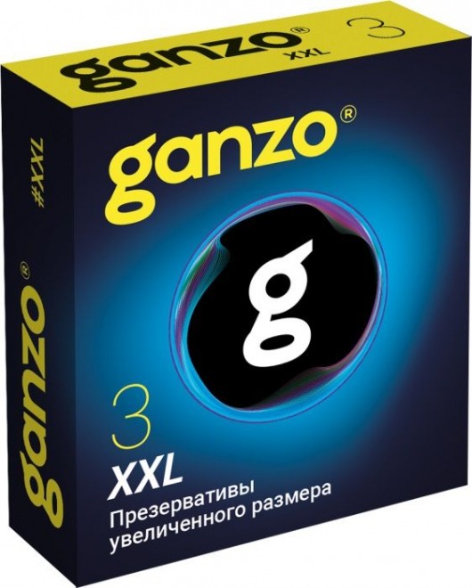 Презервативы увеличенного размера Ganzo XXL - 3 шт. - Ganzo - купить с доставкой в Тамбове