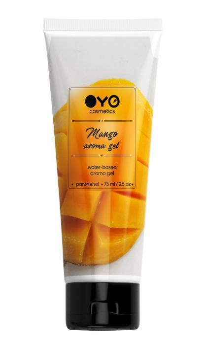 Лубрикант на водной основе OYO Aroma Gel Mango с ароматом манго - 75 мл. - OYO - купить с доставкой в Тамбове