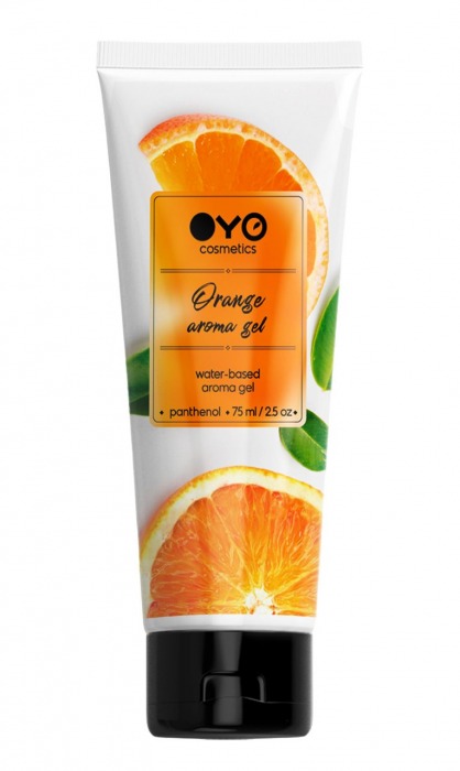 Лубрикант на водной основе OYO Aroma Gel Orange с ароматом апельсина - 75 мл. - OYO - купить с доставкой в Тамбове