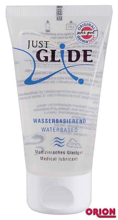 Вагинальная смазка на водной основе JUSTGLIDE - 50 мл. - Orion - купить с доставкой в Тамбове