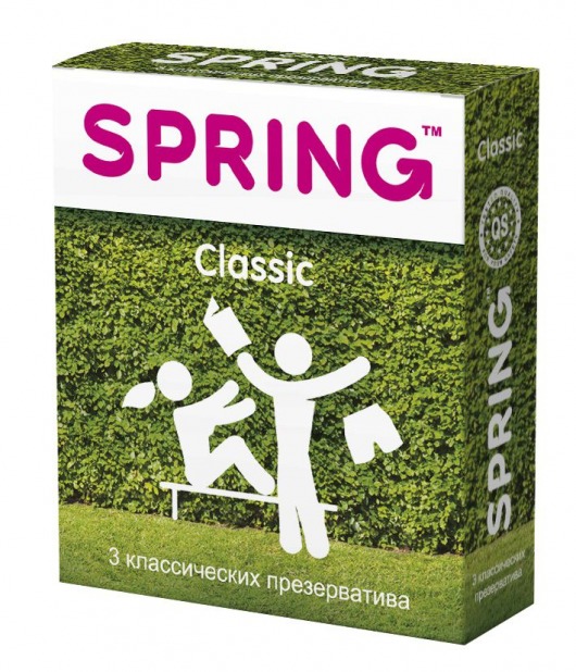 Классические презервативы SPRING CLASSIC - 3 шт. - SPRING - купить с доставкой в Тамбове