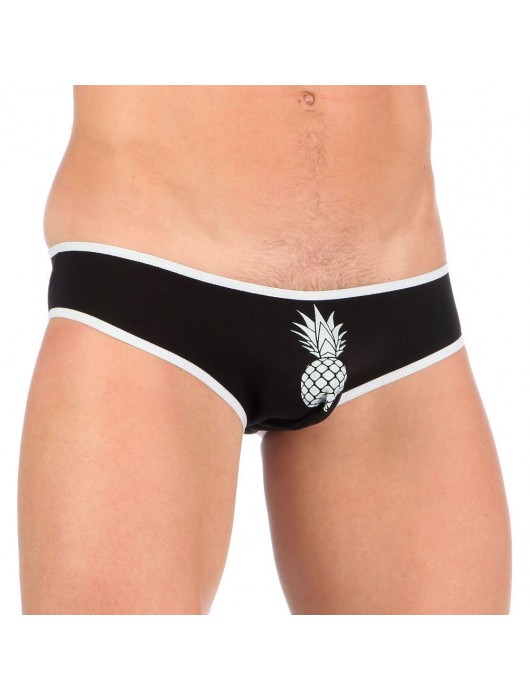 Мужские мини-слипы с белой окантовкой Pineapple - Boefje купить с доставкой