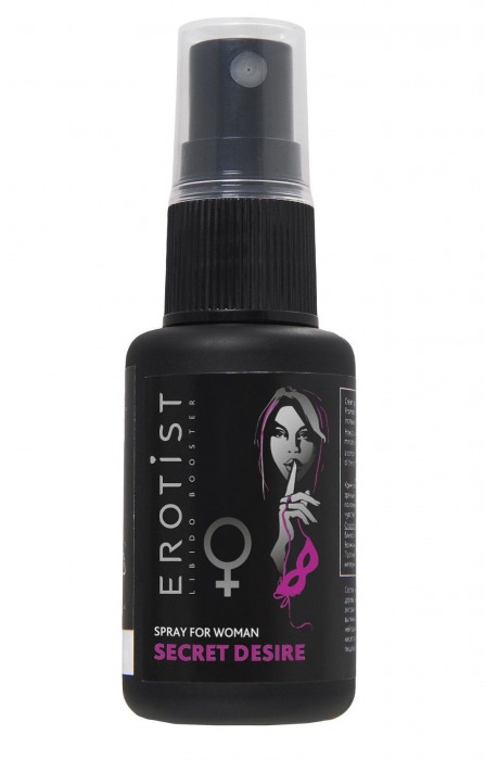 Возбуждающий спрей для женщин Erotist Secret Desire - 30 мл. - Erotist Libido Booster - купить с доставкой в Тамбове