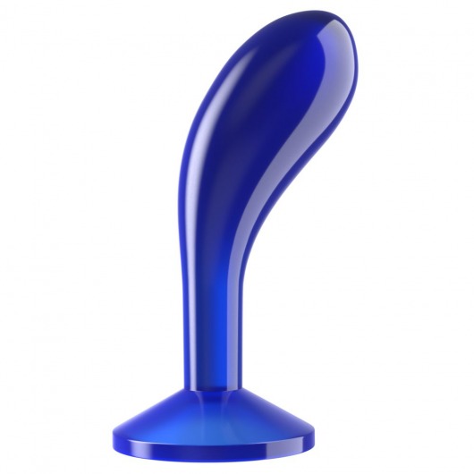 Синяя анальная втулка Flawless Clear Prostate Plug 6.0 - 15 см. - Lovetoy - в Тамбове купить с доставкой