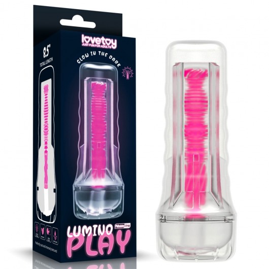 Светящийся в темноте мастурбатор 8.5 Lumino Play Masturbator - Lovetoy - в Тамбове купить с доставкой