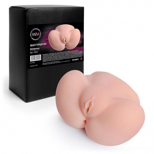 Реалистичный мастурбатор с двумя функциональными отверстиями - Erowoman-Eroman - в Тамбове купить с доставкой