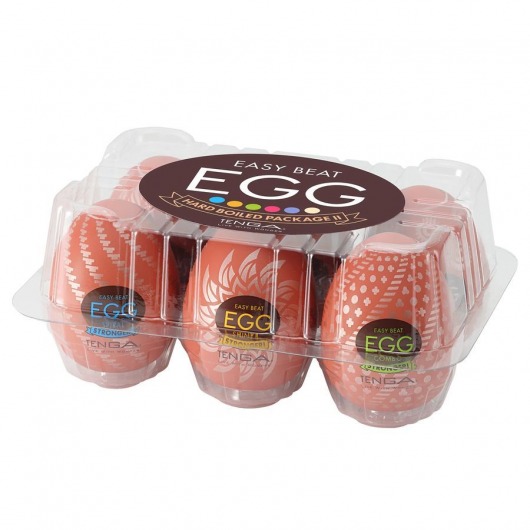 Набор из 6 мастурбаторов-яиц Tenga Egg Variety Pack V - Tenga - в Тамбове купить с доставкой