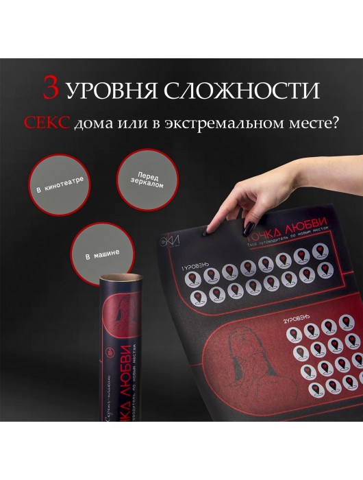 Плакат для двоих  Точка любви  со скретч-слоем - Сима-Ленд - купить с доставкой в Тамбове