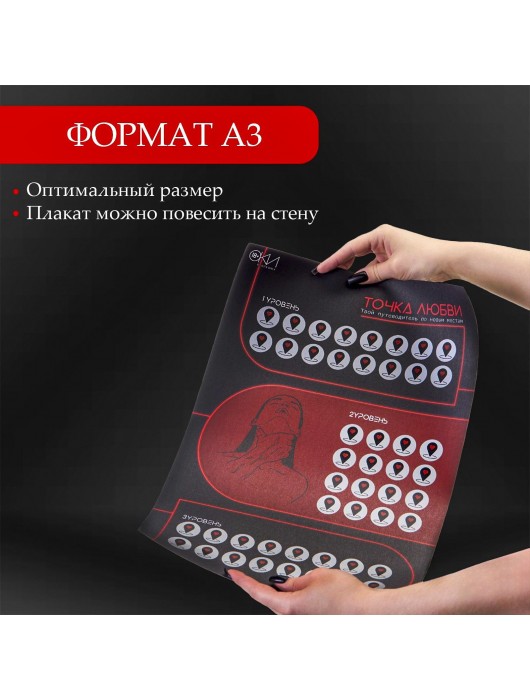 Плакат для двоих  Точка любви  со скретч-слоем - Сима-Ленд - купить с доставкой в Тамбове