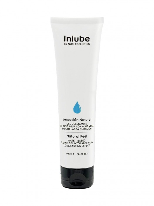 Интимный лубрикант с алоэ вера Inlube Natural Feel - 100 мл. - Nuei cosmetics - купить с доставкой в Тамбове