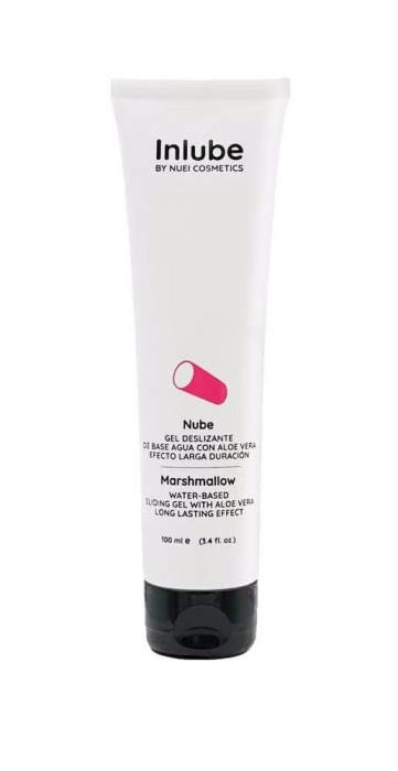 Лубрикант на водной основе Nuei Inlube с алоэ вера и ароматом маршмеллоу -100 мл. - Nuei cosmetics - купить с доставкой в Тамбове