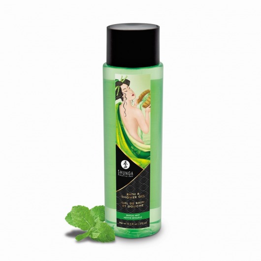 Гель для душа Sensual Mint с ароматом мяты - 370 мл. -  - Магазин феромонов в Тамбове
