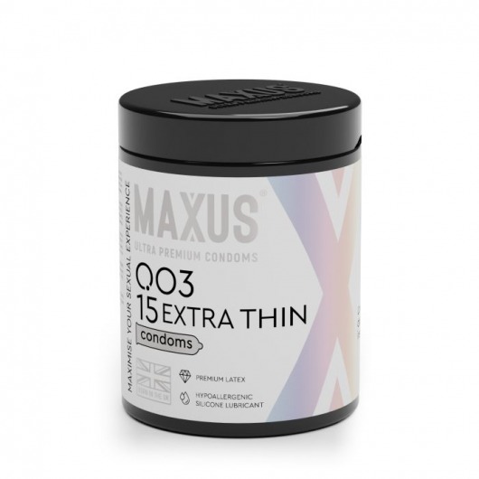 Экстремально тонкие презервативы MAXUS 003 Extra Thin - 15 шт. - Maxus - купить с доставкой в Тамбове