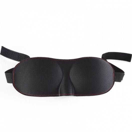 Черная маска на липучке «Комфорт» - Sitabella - купить с доставкой в Тамбове