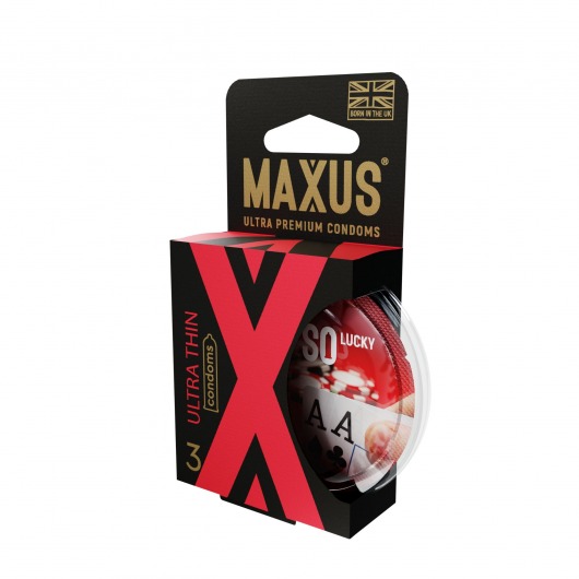 Ультратонкие презервативы MAXUS AIR Ultra Thin - 3 шт. - Maxus - купить с доставкой в Тамбове